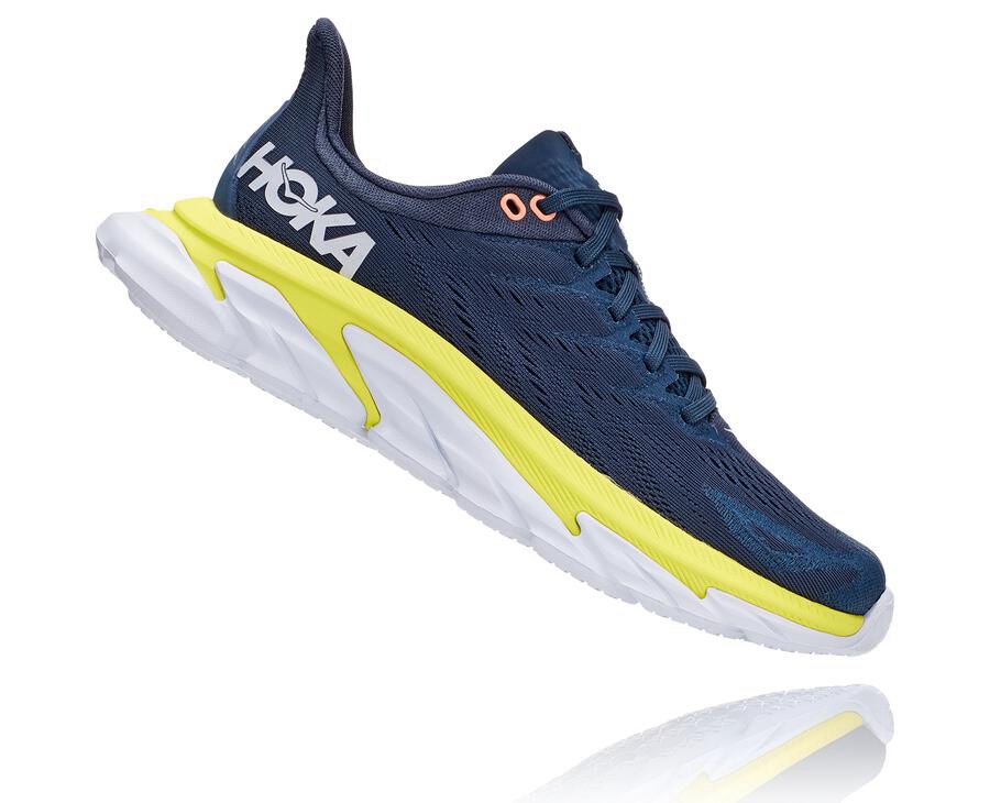 Hoka One One Koşu Ayakkabısı Kadın Lacivert - Clifton Edge - UM4709516